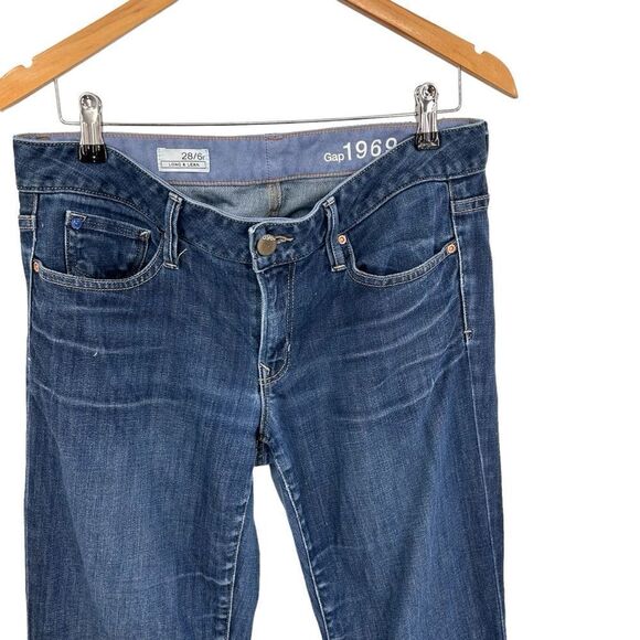 Y2K gap long and lean size 28r flare low rise jeans - Picture 3 of 7